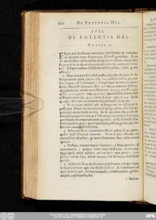 XVII. De Potentia Dei.