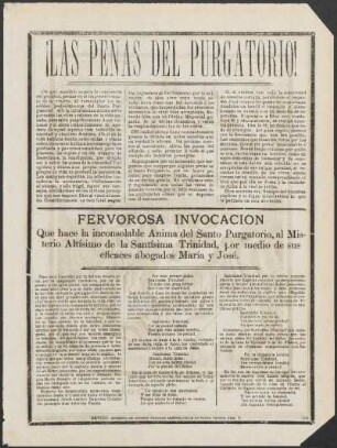 ¡Las penas del purgatorio!