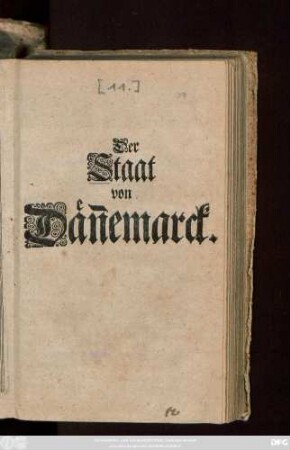 Der Staat von Dän[n]emarck