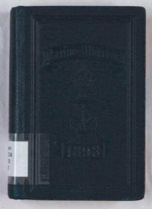 Almanach für die k. u. k. Kriegs-Marine 1898.; Jg. 18