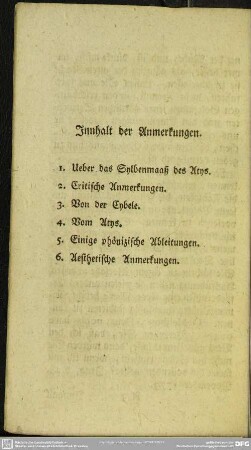 Innhalt der Anmerkungen
