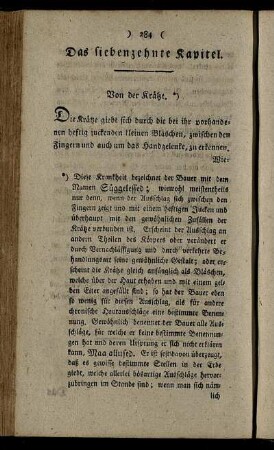 Das siebenzehnte Kapitel. Von der Krätze. - Das zwanzigste Kapitel. Von dem Eitergeschwür.