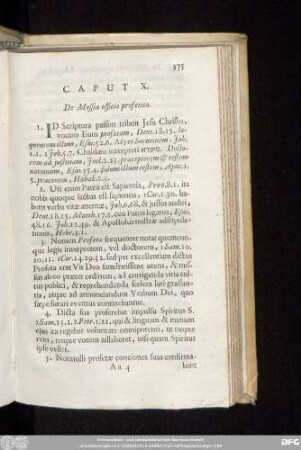 Caput X. De Messiae officio profetico.