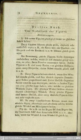 Drittes Buch. Vom Verhältniss der Figuren