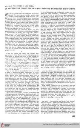 N.F. 12.1932: Ein Beitrag zur Frage der lateinischen und deutschen Zierschrift