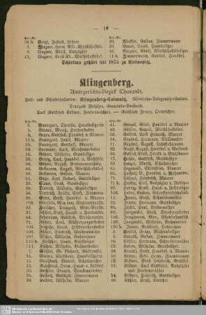 Klingenberg