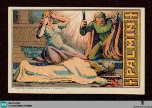 Serie N. 95, Blatt N. 18: Chriemhild an der Leiche Siegfried's