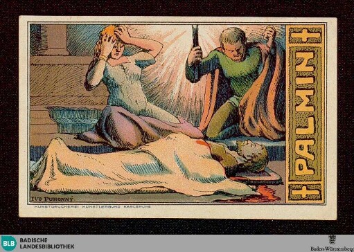 Serie N. 95, Blatt N. 18: Chriemhild an der Leiche Siegfried's