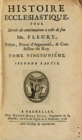 Histoire Ecclesiastique, 21,2