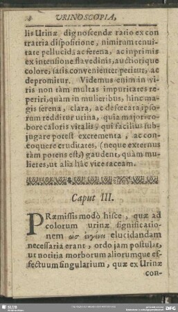 Caput III. Praemissis modò hisce, ...