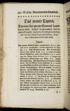 Das neunte Capitel.