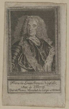 Bildnis des François de Neufville de Villeroy