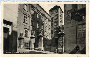 Stettin - Eingang zum Schloß