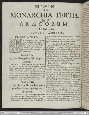 De Monarchia Tertia, Quae est Graecorum, Liber III