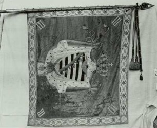 Fahne des 8. Infanterie-Regiments "Prinz Johann Georg" Nr. 107, II. (oder III. ?) Bataillon
