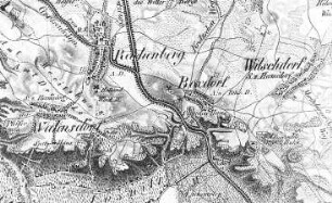 Moritzburg-Boxdorf. Ausschnitt aus: Oberreit, Sect. Dresden, 1821/22