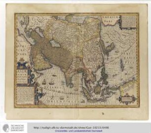 Asiae Nova Descriptio Auctore Jodoco Hondio