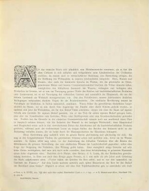Urkunde einer römischen Gärtnergenossenschaft vom Jahre 1030