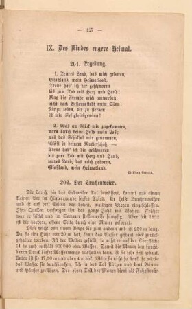 IX. Des Kindes engere Heimat