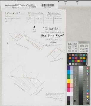 Hattrop (Soest), Teilung Hattrop, Bl.7 Brouillonkarte Hattropholsen Flur 5