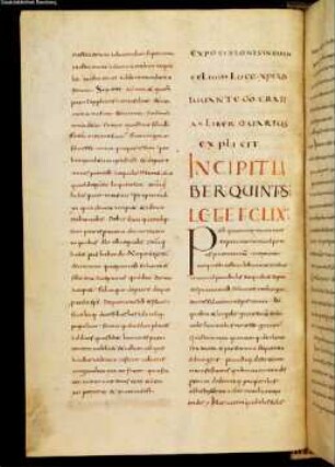 In Lucam (unvollständig) - Staatsbibliothek Bamberg Msc.Bibl.115