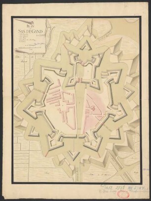 Plan du Sas de Gand