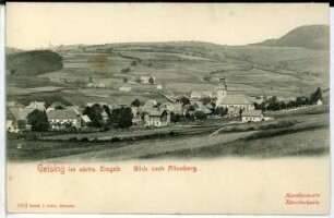 Geising. Blick nach Altenberg