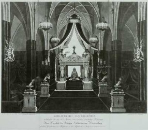 Trauergerüst zur Beisetzung der Königin Katharina von Württemberg, 14.01.1819