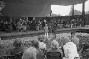 Konzert zum 90jährigen Jubiläum der städtischen Schülerkapelle auf der Seebühne im Stadtgarten
