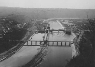Baustelle Staustufe Hessigheim/Neckar
