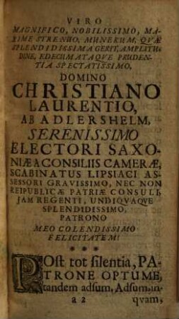 Vademecum Sive Manuale Philosophicum Qvadripartitum : Duabus Partibus Nunc Auctum, Continens präter I. Necessarias Rerum Definitiones, II. Celebriores Distinctiones, III. Axiomata Resoluta, IV. Aurifodinam Distinctionum,..., V. Artificium Contra Qvamcunqve Thesin Opponendi, & VI. Compendiosam Totius Artis Disputatoriae Rationem ...
