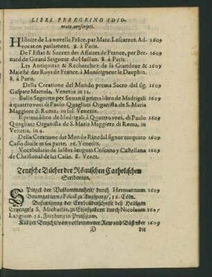 Teutsche Bücher der Römischen Catholischen Scribenten.