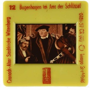 Cranach, Reformationsaltar : Detail (rechts)