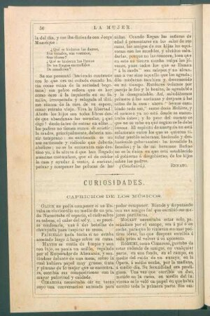 Curiosidades. : Caprichos de los músicos.