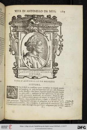 Vita d'Antonello da Messina Pittore