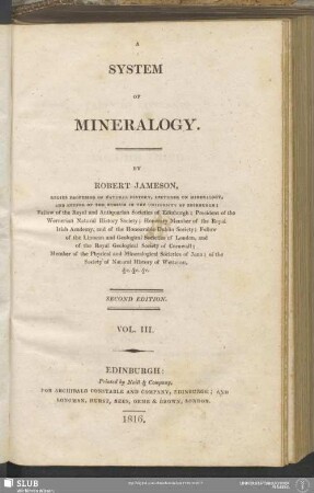 3: A system of mineralogy