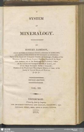 3: A system of mineralogy