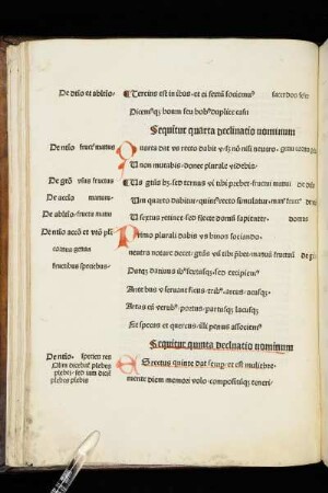 Sequitur quarta declinatio nominum