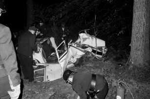 Verkehrsunfall mit Todesfolge auf der Landesstraße 604 beim Wasserwerk