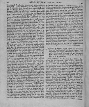 Dräseke, J. H. B.: Über Ideale und ihre Beziehung auf Lebensgenuß und Lebensfrieden. Bremen: Heyse 1816