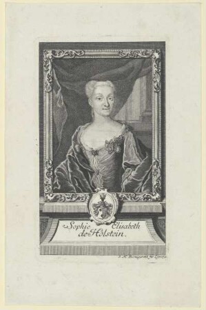 Bildnis der Sophie Elisabeth de Holstein