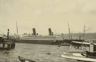 Italien, Triest, Küsten- und Hochseepassagierdampfer