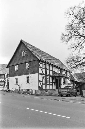 Wohnhaus (Wohnhaus, Fachwerk); Hatzfeld, Hauptstraße 14