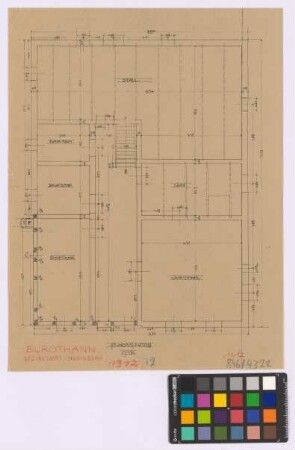 Burgthann (Landkreis Nürnberg): [unbekannter Hof]. Haupthaus (Grundriss des Erdgeschosses)