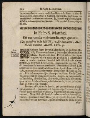 612-630, In Festo S. Matthaei. - In eodem Festo.