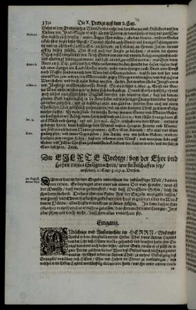 Die Eilfte Predigt. - Die Dreyzehende Predigt.
