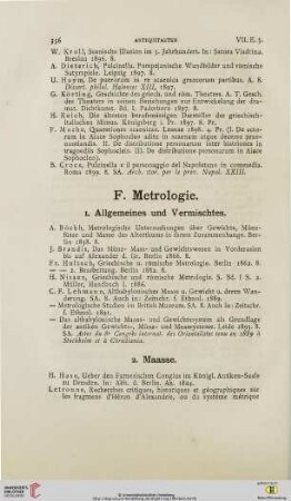Metrologie