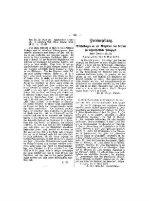 Vereinszeitung