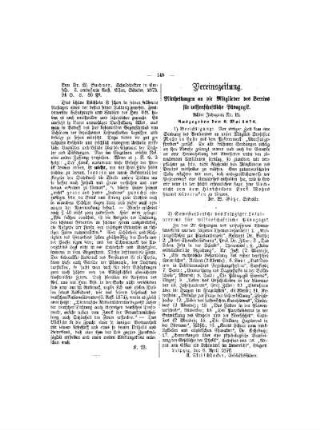 Vereinszeitung