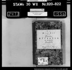 Zivilstandsregister Vorsfelde (Kanton Vorsfelde)